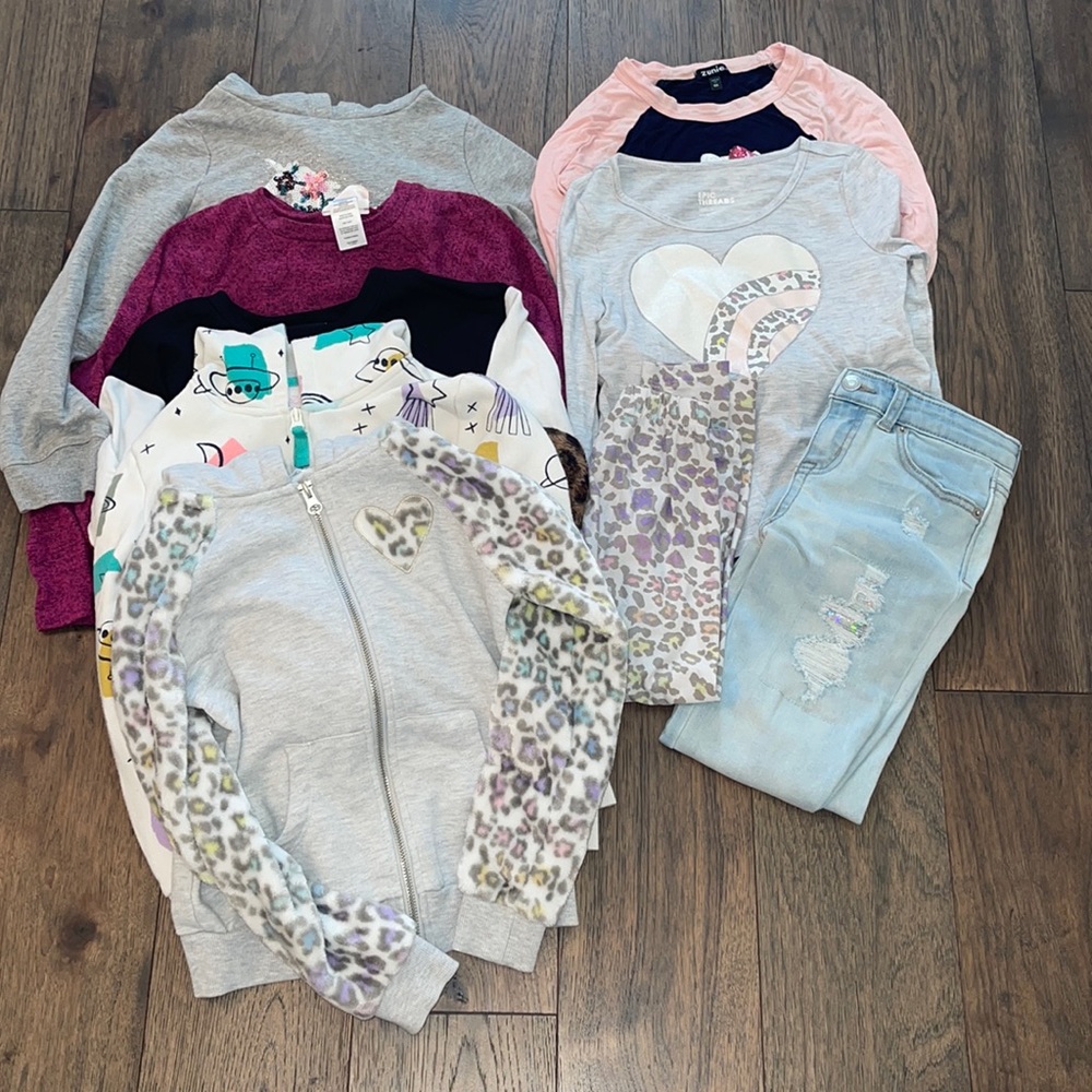 Girls Winter Dress Shirt and Pants Lot size 6